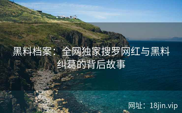 黑料档案：全网独家搜罗网红与黑料纠葛的背后故事