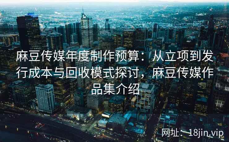 麻豆传媒年度制作预算：从立项到发行成本与回收模式探讨，麻豆传媒作品集介绍