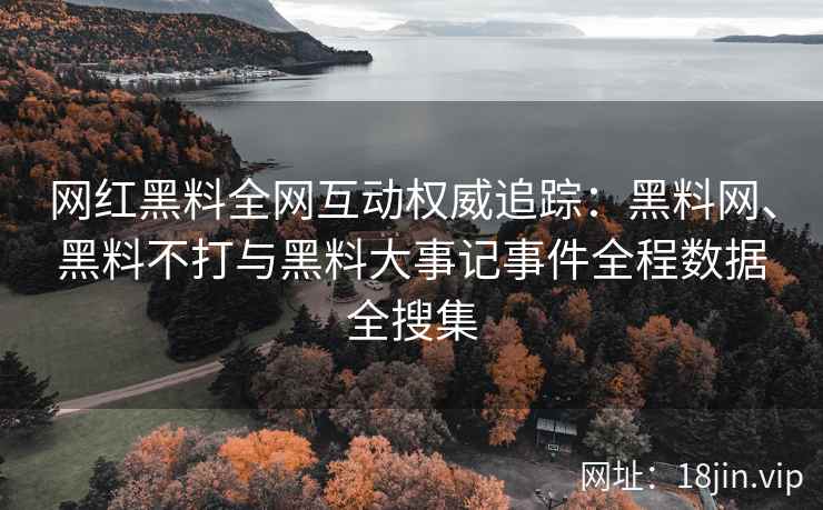 网红黑料全网互动权威追踪：黑料网、黑料不打与黑料大事记事件全程数据全搜集